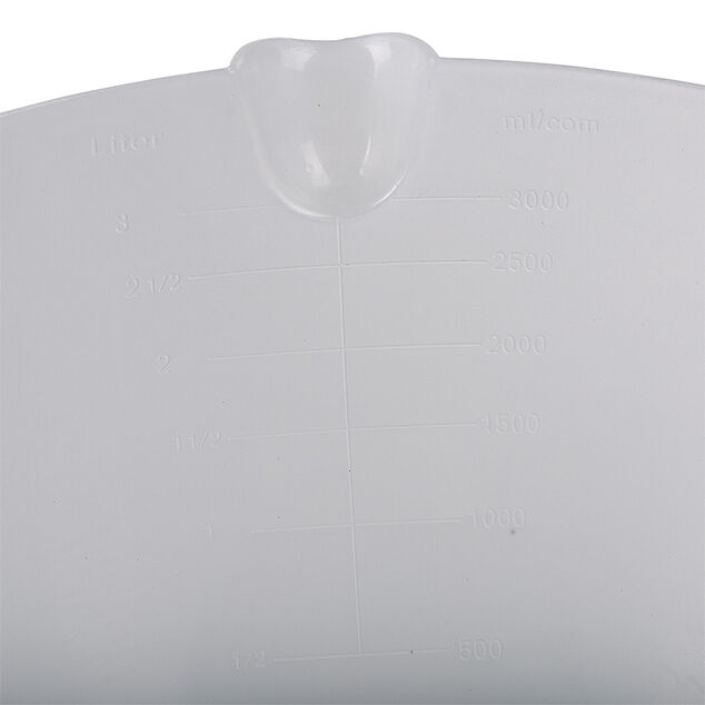 Bol à mixer plastique avec fond silicone antidérapant ø 27 cm