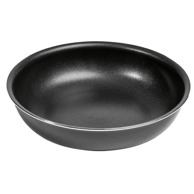 Po&ecirc;le antiadh&eacute;rente sans poign&eacute;e noir &Oslash;20cm