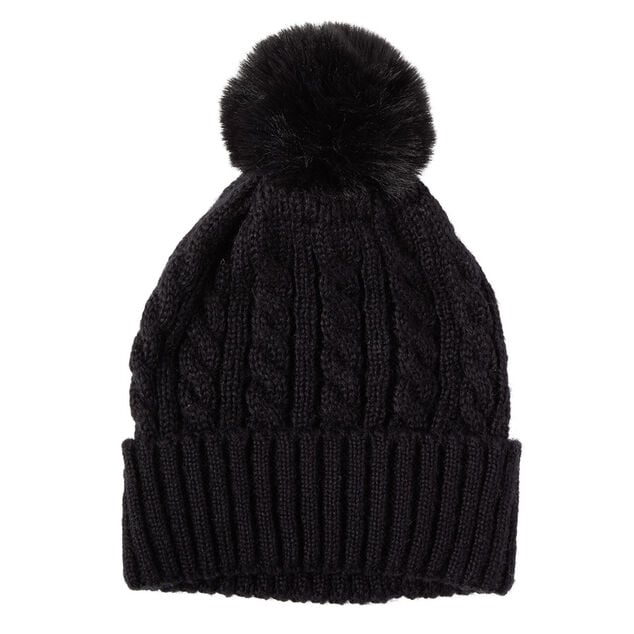 Bonnet &agrave; pompon laine Mohair