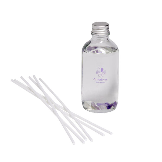 Diffuseur senteur avec pierres semi pr&eacute;cieuses et 6 b&acirc;tonnets - 4 mod&egrave;les