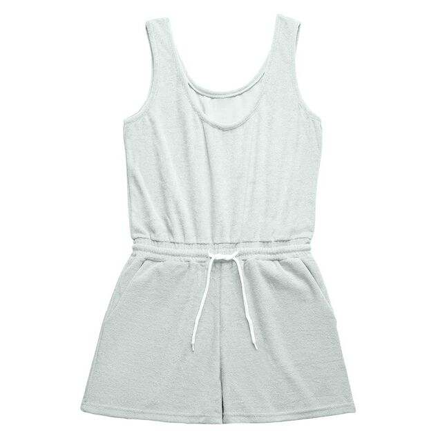 Combinaison Femme tissu &eacute;ponge gris
