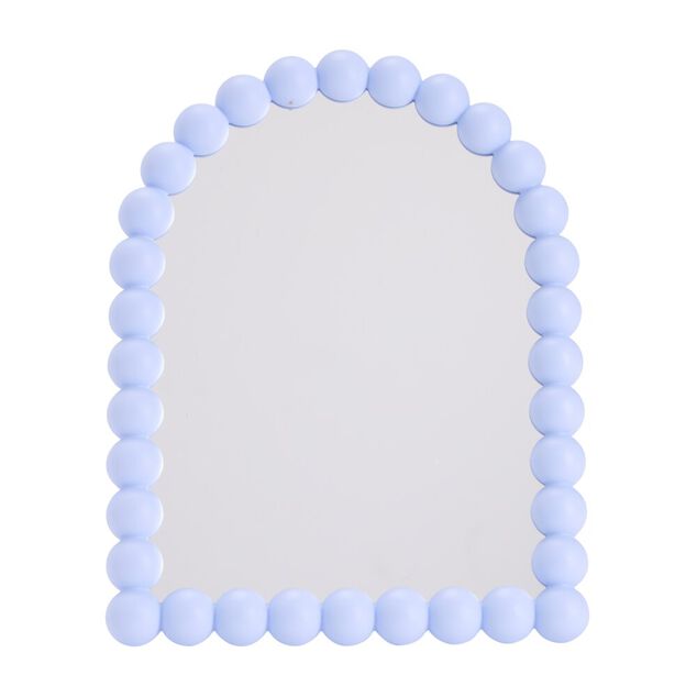 Miroir forme arche contour bulles pastel 16,5xH21,5cm (2 mod&egrave;les)
