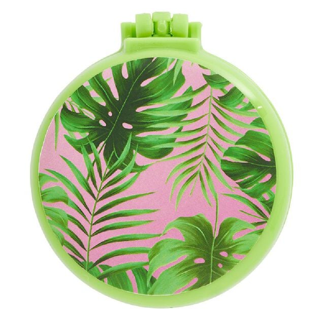 Mini brosse miroir rose