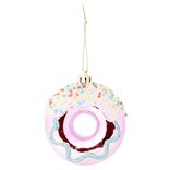 Donut à suspendre bleu ou rose Ø8cm