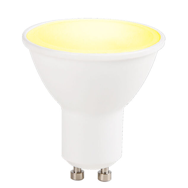 Ampoule LED connectée blanc ajustable GU10 40 W