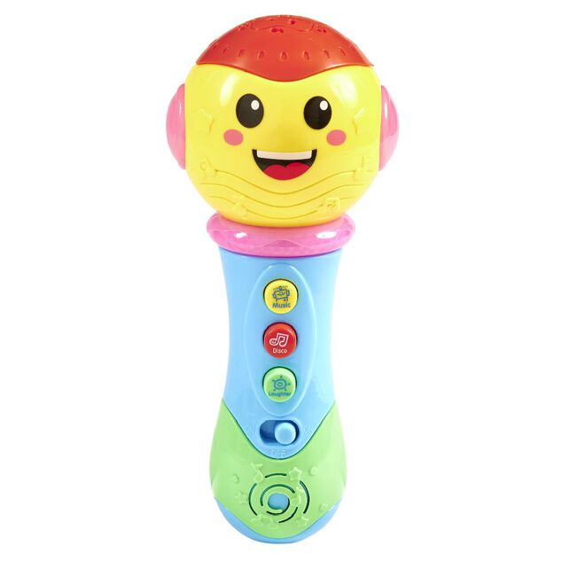 Jouet microphone lumi&egrave;re et son (2 mod&egrave;les)