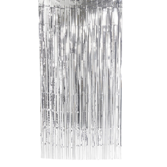 Rideau de porte anniversaire aluminium th&egrave;me nuit 1x2m