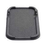 Organisateur de voiture antid&eacute;rapant 2en1 plastique noir 10,5x18,5cm