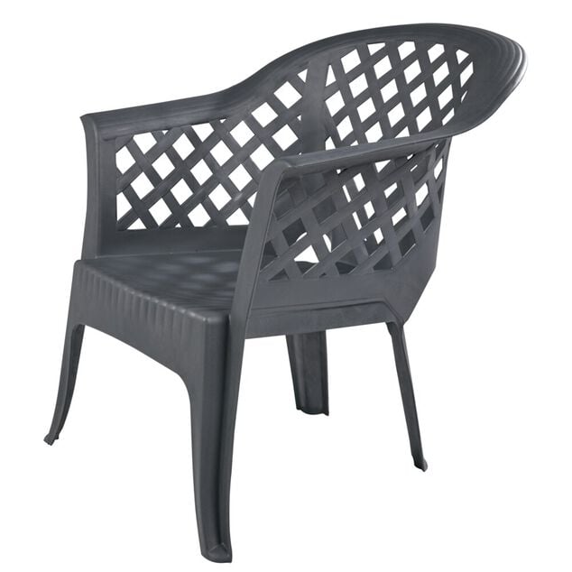 Salon de jardin gris 4 personnes