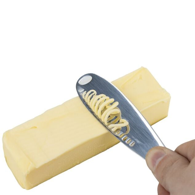 Couteau &agrave; beurre inox 4 fonctions L20,5cm (2 mod&egrave;les)