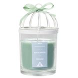 Bougie parfum&eacute;e cage &agrave; oiseau senteur eucalyptus 36H
