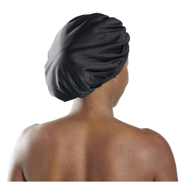 Bonnet de douche satiné 28x24xH28cm (2 modèles)