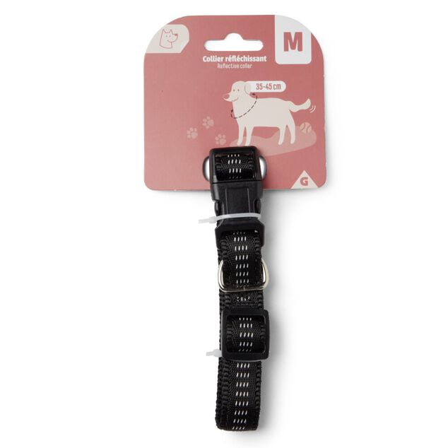 Collier r&eacute;flechissant pour chien moyen - Taille M