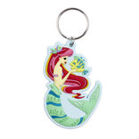 Porte clé Disney Ariel La Petite Sirène caoutchouc vert