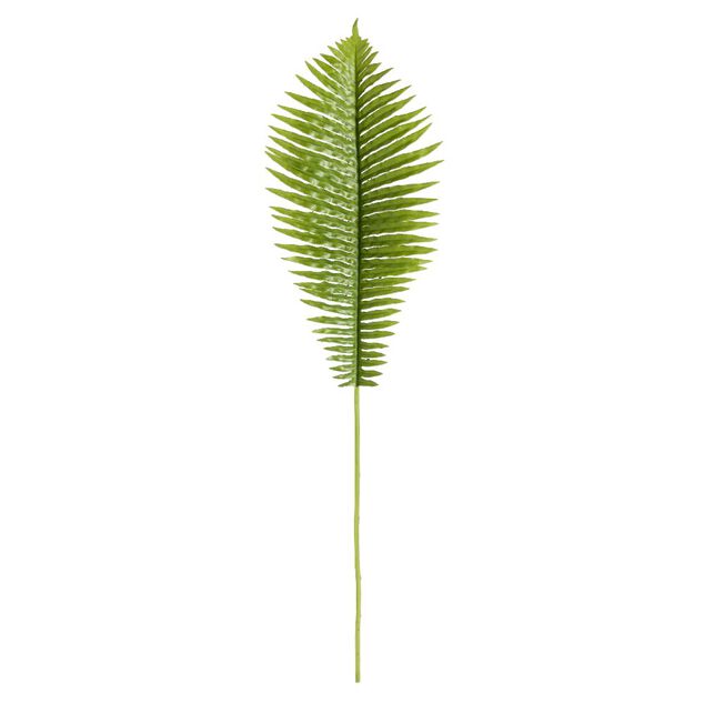 Feuille artificielle tige verte L88cm