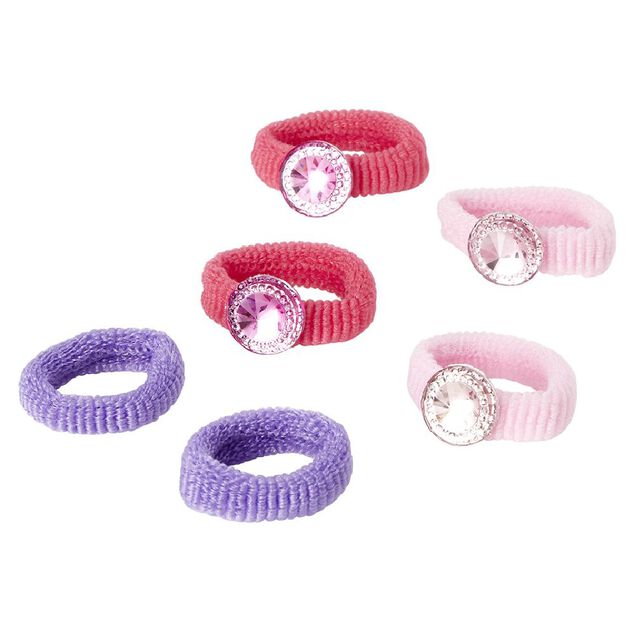 Élastique en mousse déco diamant x6