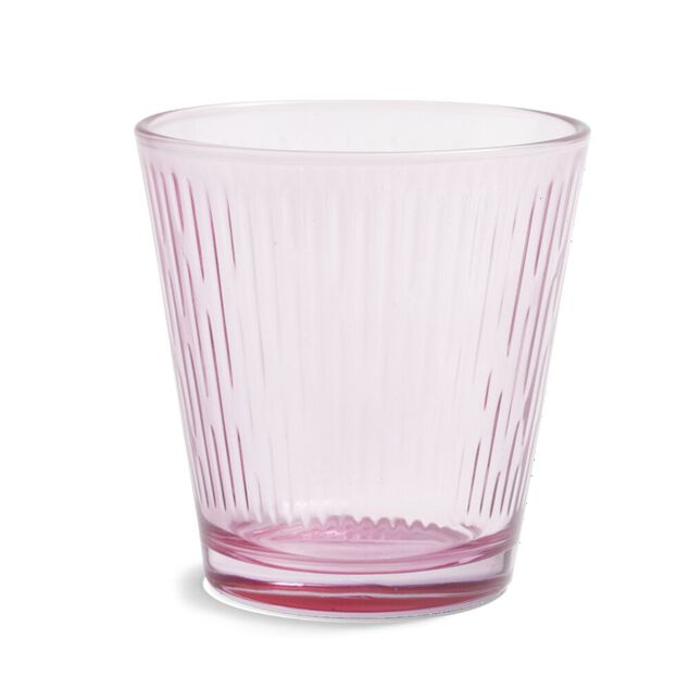 Lot de 4 gobelets en verre Nora color&eacute; transparent 25,5cl