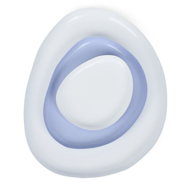 Lot de 3 vides poches fer bleu et blanc S M L