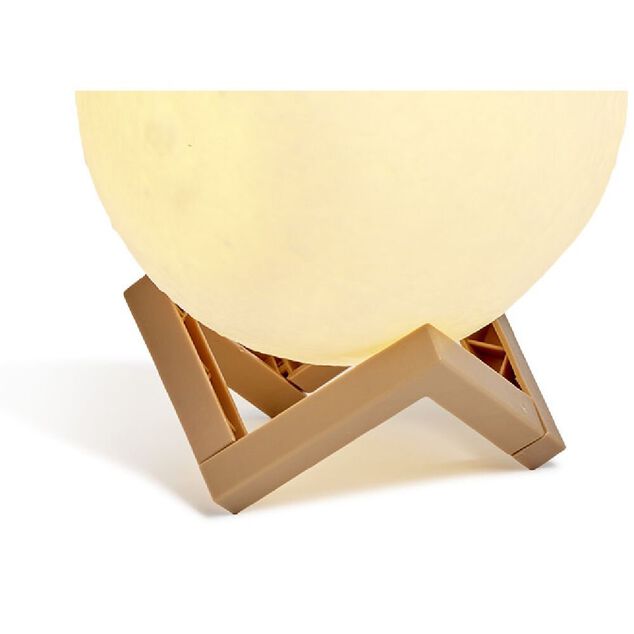 Lampe lune veilleuse LED &Oslash;12xH18cm