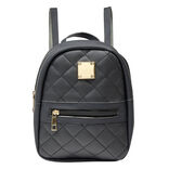 Mini sac &agrave; dos femme simili noir 17x8xH20cm