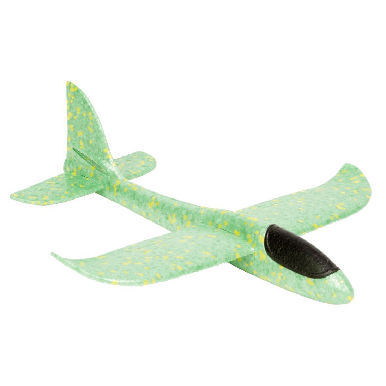 Lot De 4 Avions En Mousse Polystyrène 24 Cm, Incassables, Orange/bleu/rouge/vert, Pour Parc Ou Plage