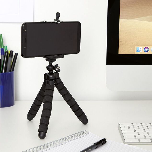 Tr&eacute;pied flexible pour t&eacute;l&eacute;phone