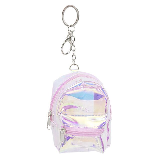 Porte cl&eacute; mini sac &agrave; dos 7x5,5xH9,5 cm