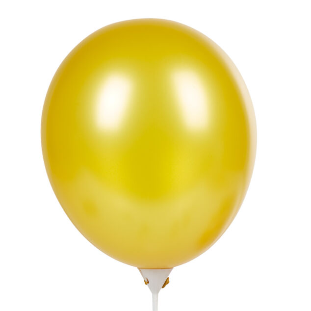 Ballon de baudruche nacr&eacute; dor&eacute; argent&eacute; noir x20