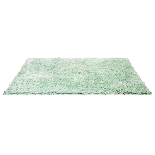 Tapis de bain polyester effet chenille 100x60cm