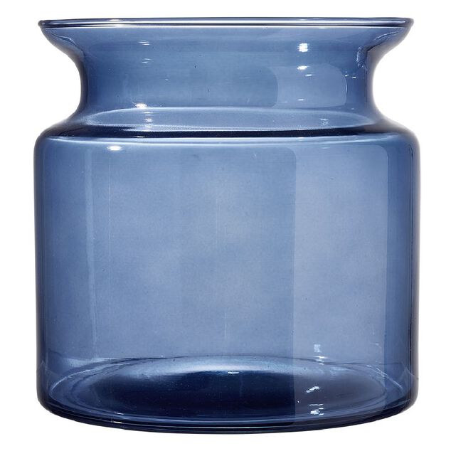 Vase bas en verre