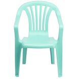 Fauteuil de jardin enfant plastique Viva bleu