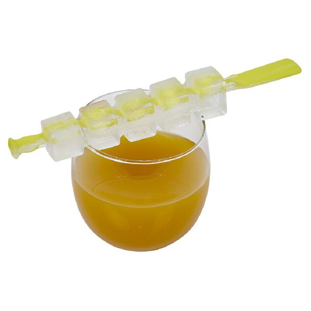 Moule à brochette glaçon vert