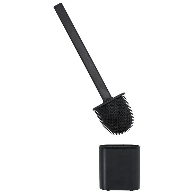 Brosse WC silicone noir