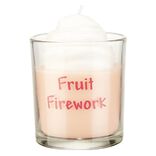 Bougie gourmande Fruit firework rose