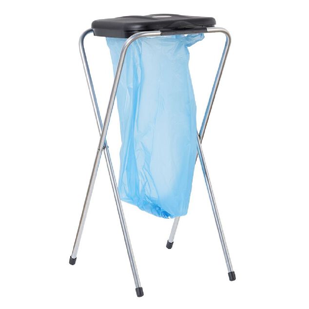 Poubelle nomade m&eacute;tal repliable 50L &agrave; 130L