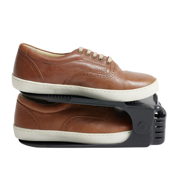 Range chaussures 4 positions 25,5x9xH17cm (2 mod&egrave;les)