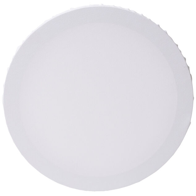 Toile à peindre ronde blanc Ø25cm