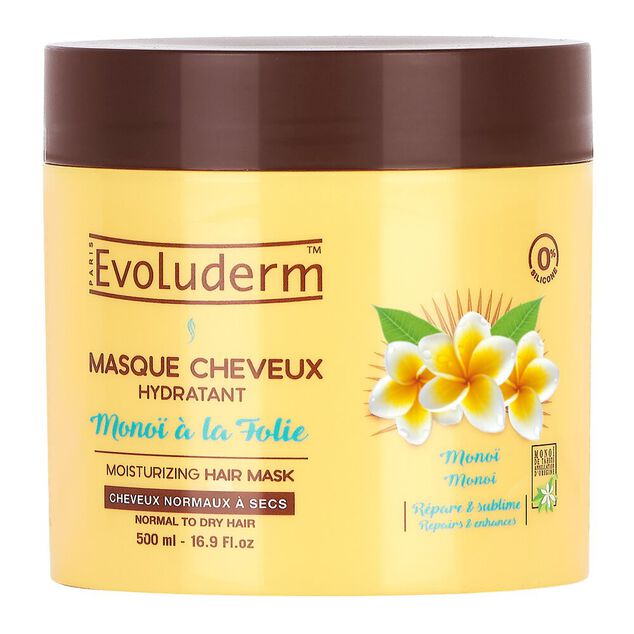 Masque cheveux Evoluderm mono&iuml; 500 ml