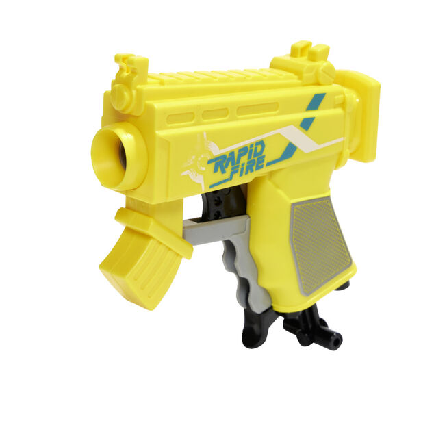 Pistolet avec 2 fl&eacute;chettes et 1 araign&eacute;e L29cm