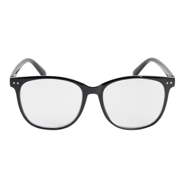 Lunette loupe de lecture en métal noir glossy 13,5x14xH4cm