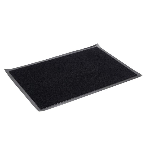 Tapis d'entr&eacute;e rectangulaire antid&eacute;rapant absorbant polyester et PVC (3 mod&egrave;les)