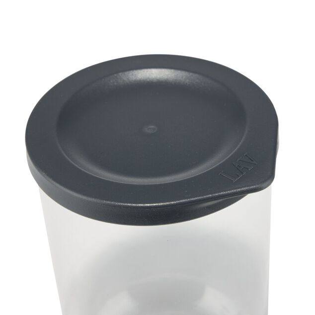 Bo&icirc;te alimentaire x3 verre rond aevc couvercle plastique 0,38/1/1,4L