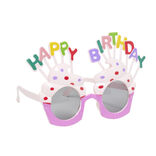 Lunettes anniversaire Happy Birthday cupcake