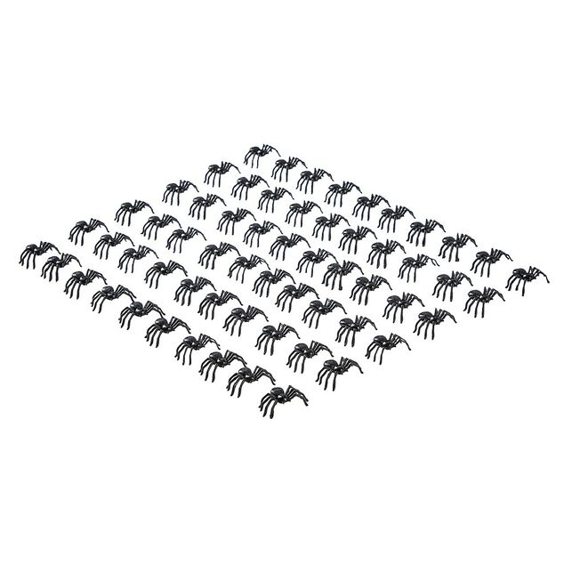 Mini araign&eacute;e d&eacute;coration Halloween x60