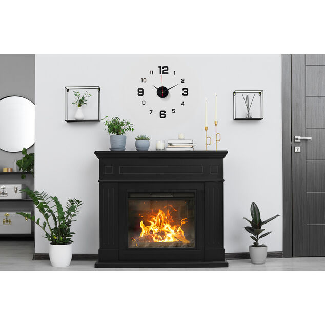 Horloge murale adh&eacute;sive &Oslash;40cm