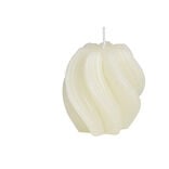 Bougie design vague 6x6xH6cm