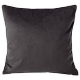 Housse de coussin velours 40x40cm gris