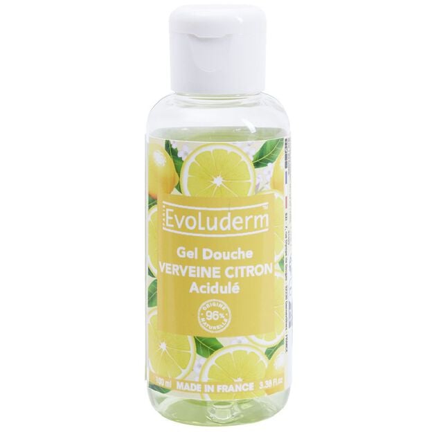 Gel douche acidul&eacute; Evoluderm Verveine citron 100ml