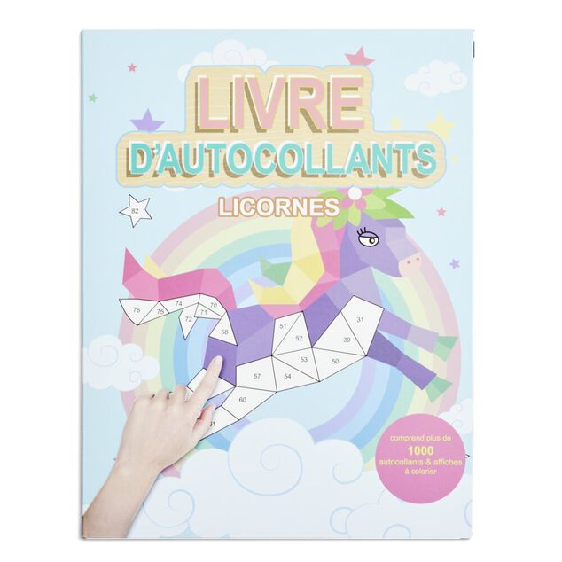 Livre de coloriage et stickers - 12 pages