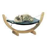 Hamac pour chat en pin et polyester